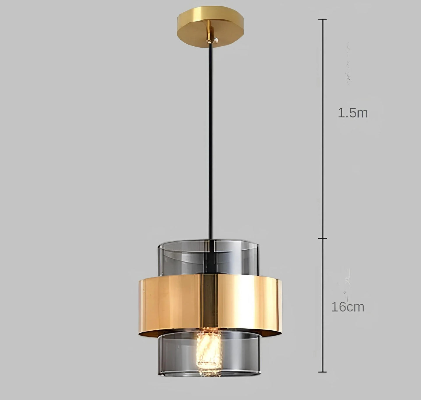 Marcellus Modern Glass Pendant Lamp