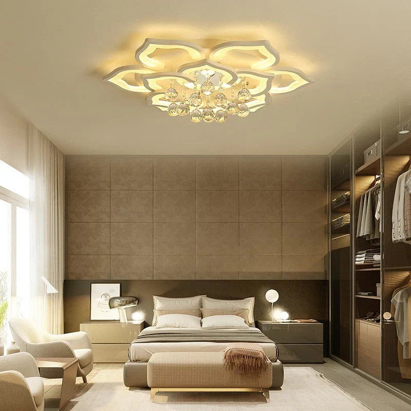 Lotus Crystal Chandelier