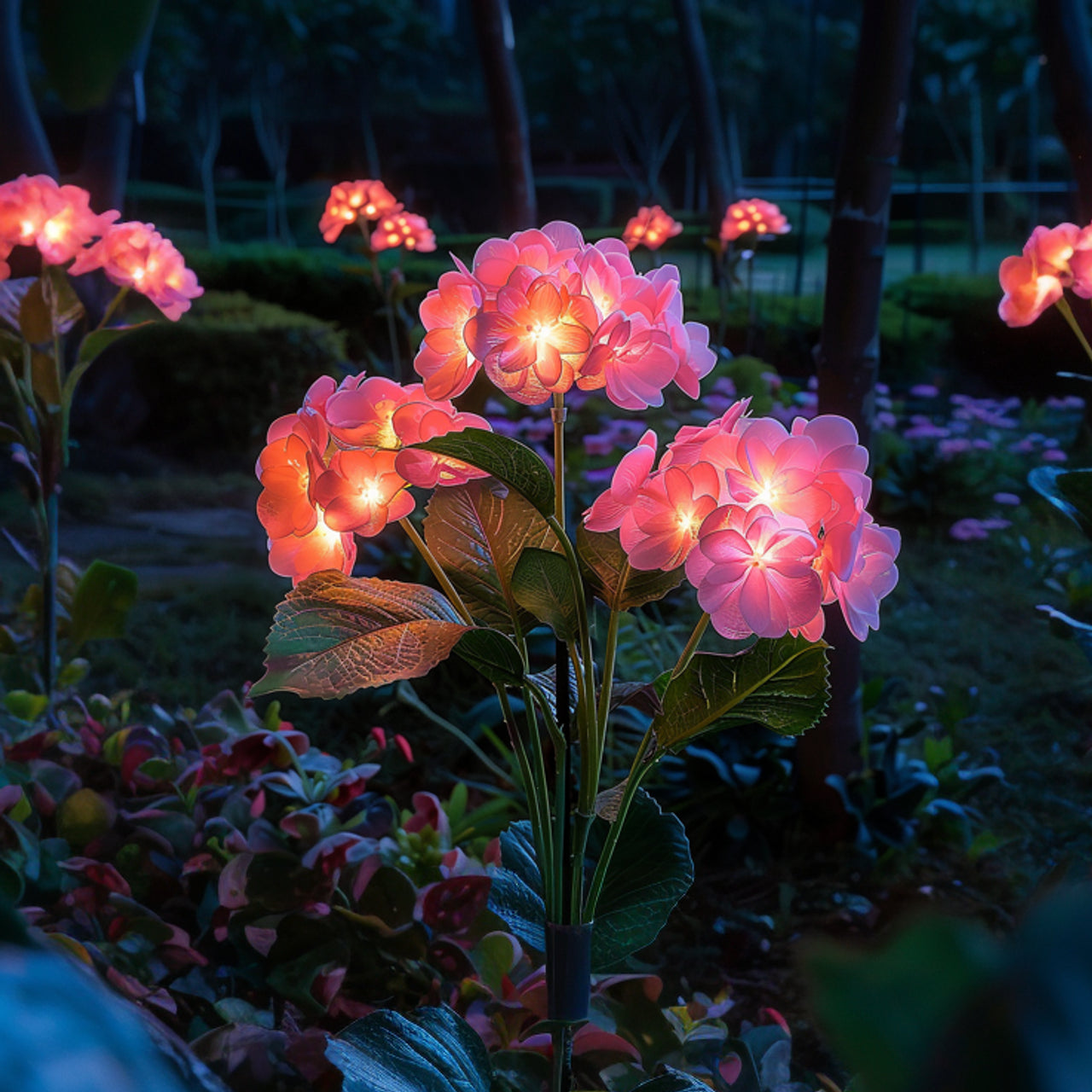 Twinkling Tree Hydrangea Lights by Casa Solaro™