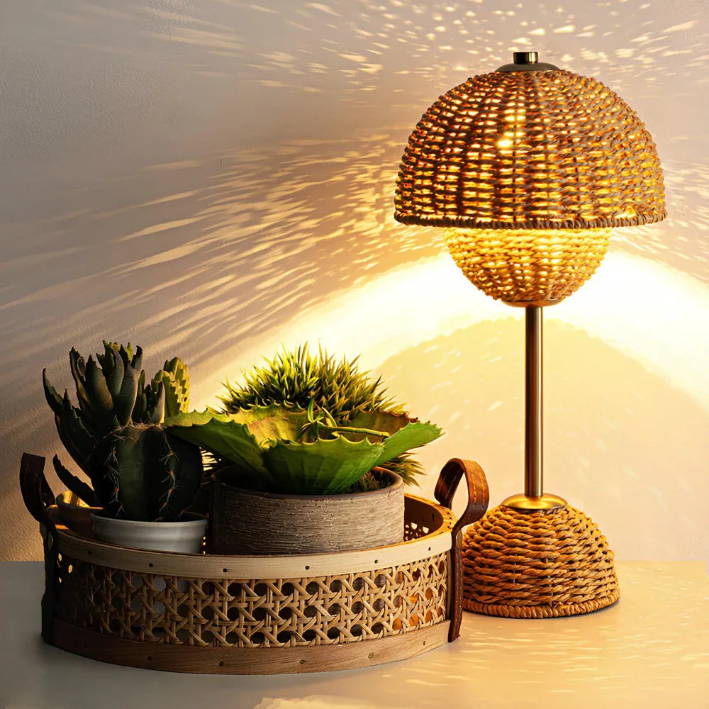 WeaveCraft Table Lamp
