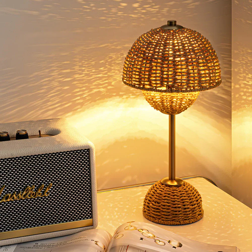 WeaveCraft Table Lamp