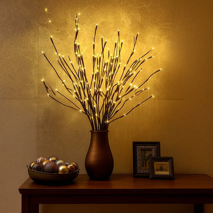 Twinkling Tree Willow Vine by Casa Solaro™