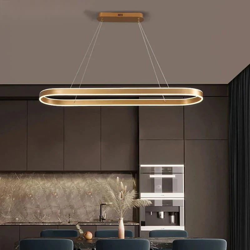 Tressa Kitchen Pendant Lamp Rose Gold