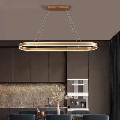 Tressa Kitchen Pendant Lamp Rose Gold