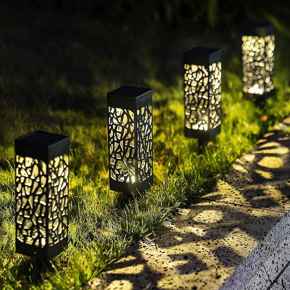 Solar Weatherproof Pattern Lights (Pack of 4)