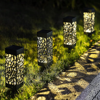 Solar Weatherproof Pattern Lights (Pack of 4)
